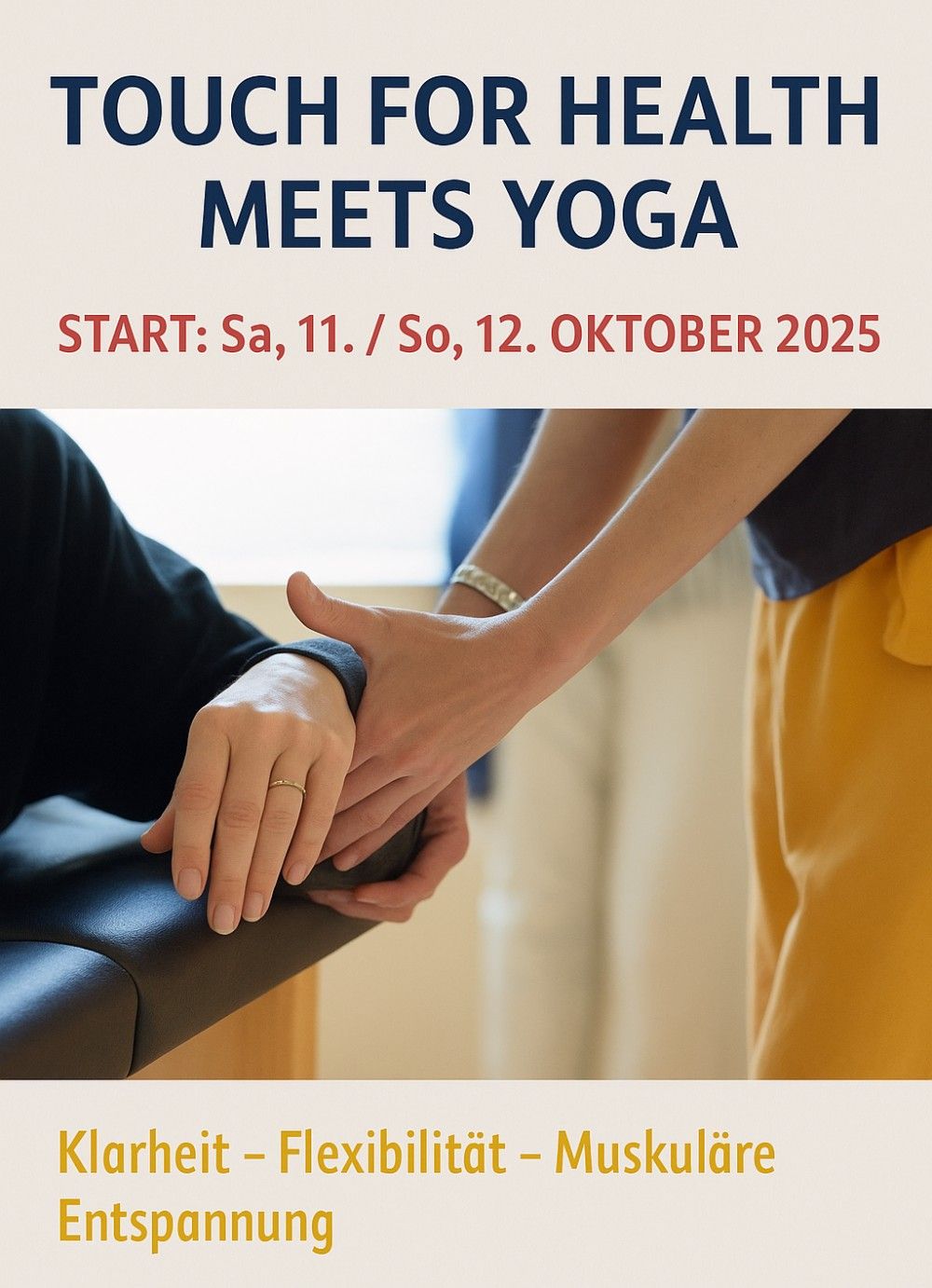 Event image for ✨ NEU: Touch for Health meets Yoga / AUSZEIT erleben